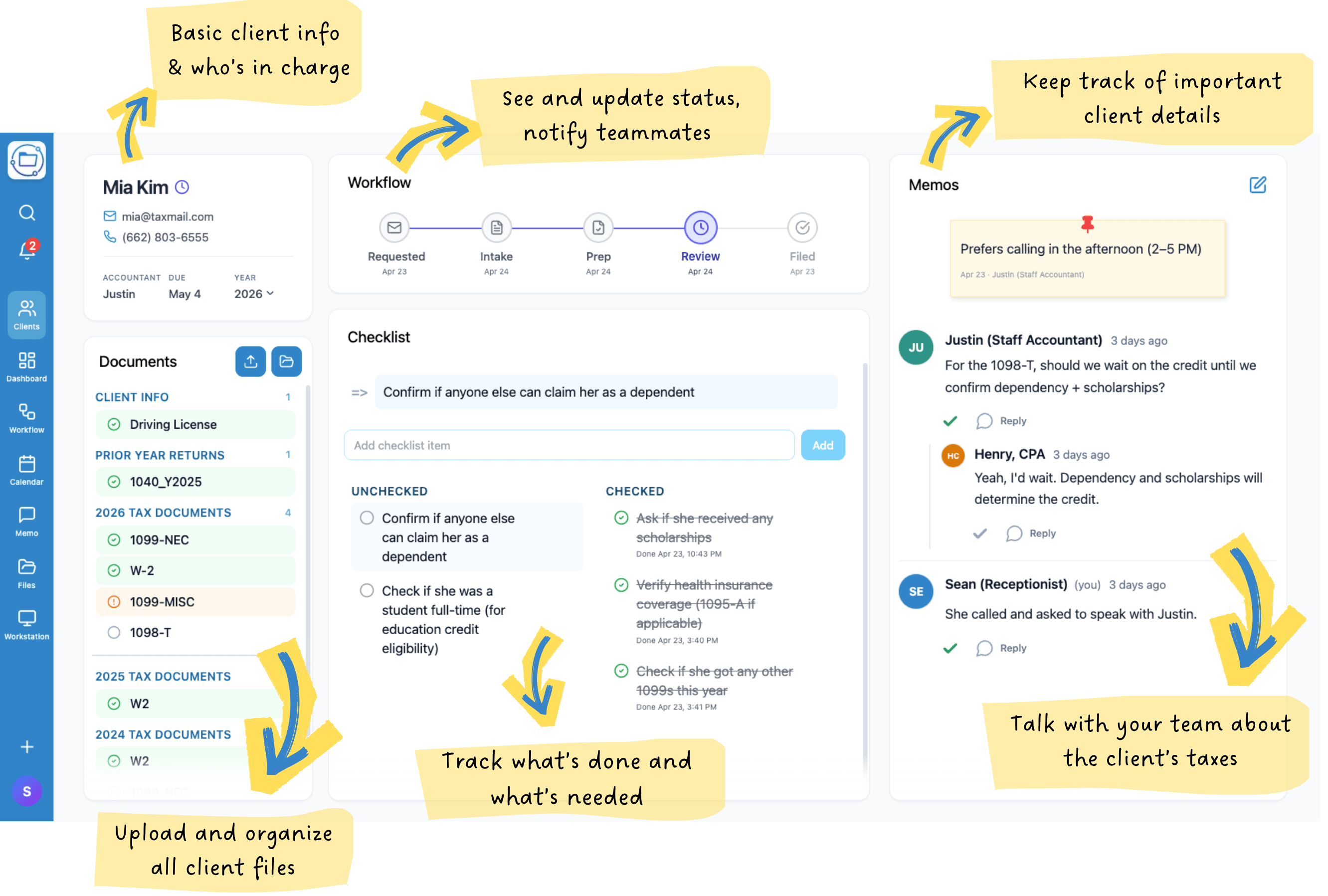 TaxAssembly client portal